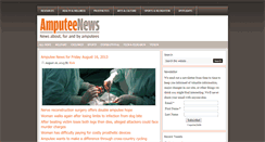 Desktop Screenshot of amputeenews.com